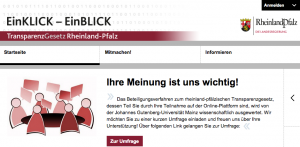 Auf transparenzgesetz.rlp.de können Bürger den Gesetzentwurf kommentieren.