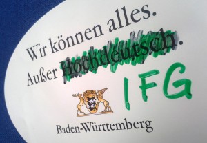 Baden-Württemberg unterbietet bundesweite IFG-Standards.