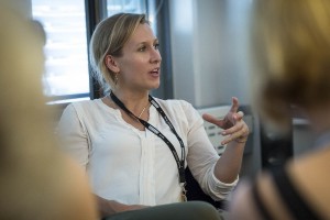 Katharina Finke schrieb über Gewalt gegen Frauen in Indien. Foto: Raphael Hünerfauth
