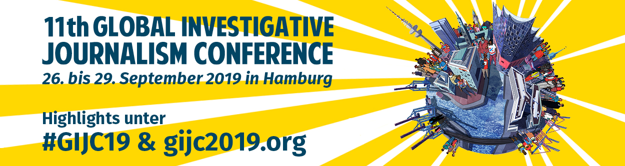 11. Global Investigative Journalism Conference findet vom 26. bis zum 29. September 2019 in Hamburg statt.Die Konferenz wird von Netzwerk Recherche, dem GIJN und der Interlink Academy veranstaltet. Auf der Konferenz-Website findet sich ein Überblick über das geplante Programm sowie einen Livestream von einzelnen Veranstaltungen: gijc19.org 