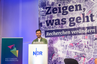 Im Bild: NR Konferenz Hamburg 2023 Copyright: Nick Jaussi / Netzwerk Recherche