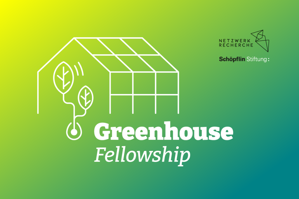 Greenhouse Fellowship 2024 von Netzwerk Recherche und Schöpflin Stiftung: Adieu, Journalismus! Recherchen zum Ausstieg aus dem Beruf