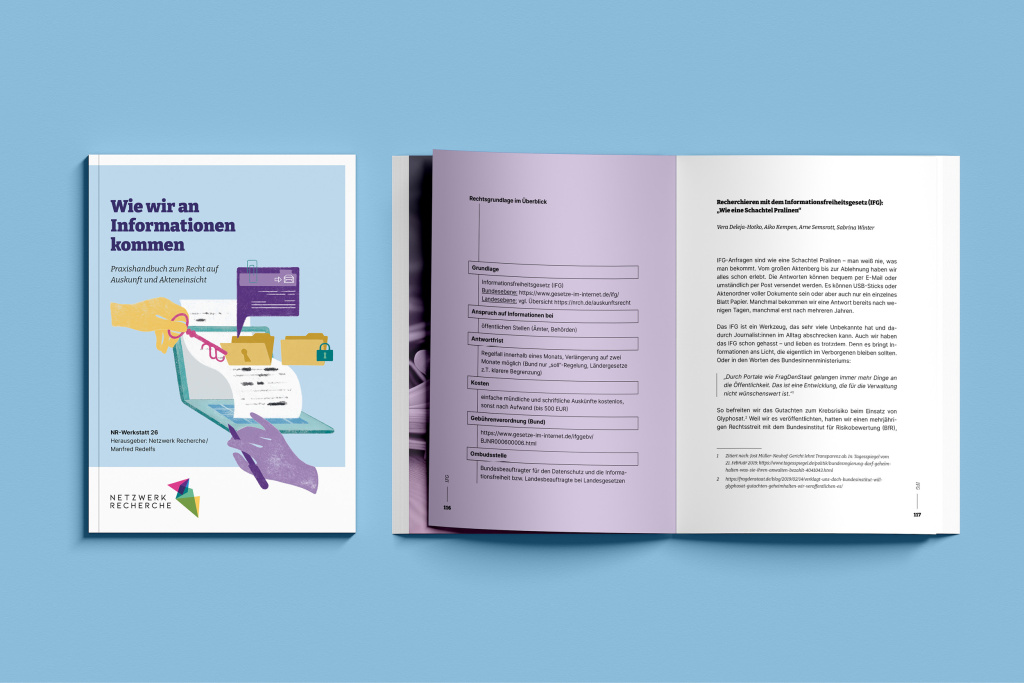 Praxishandbuch zur Rechtslage und Erfahrungsberichten journalistischer Auskunftsansprüche.