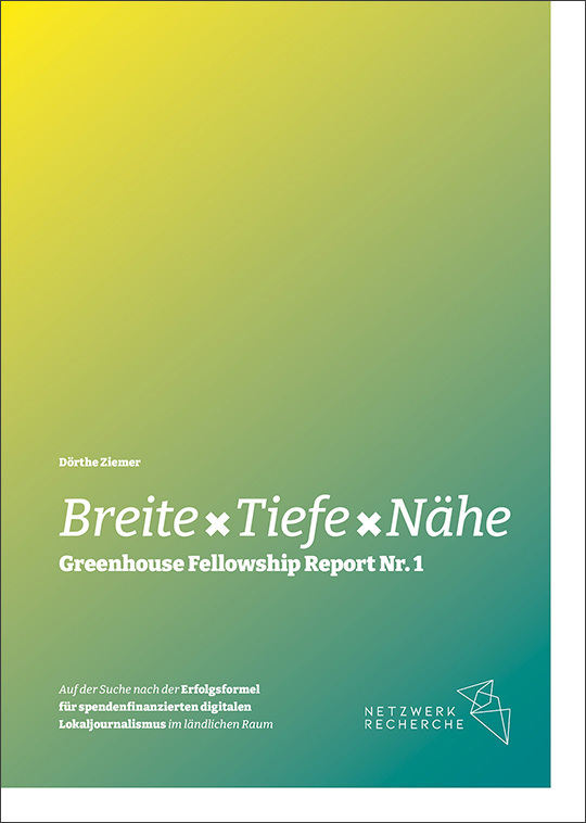 Greenhouse Report Nr. 1