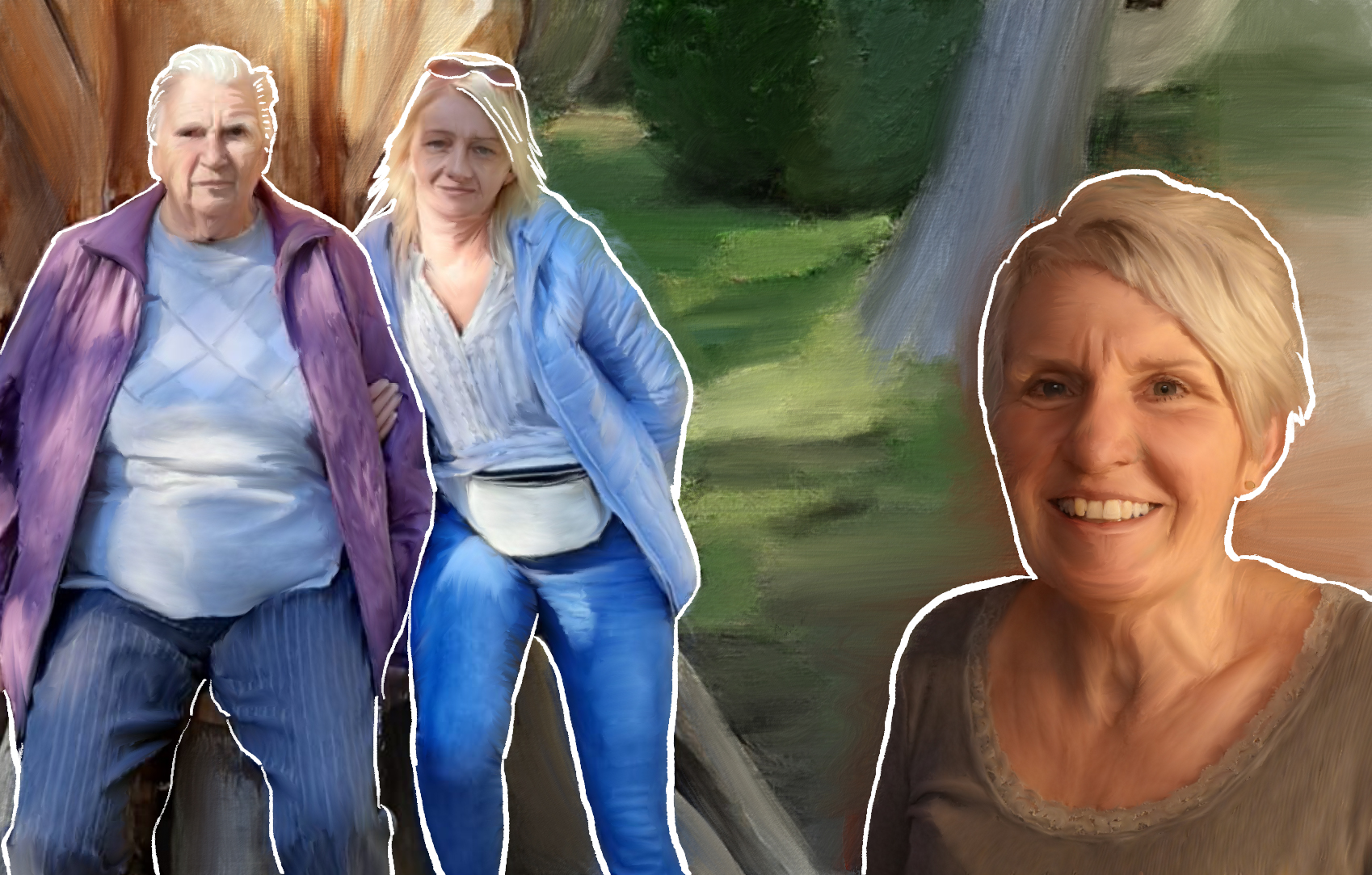 Therese Ruoff (rechts) aus Hegne hat für ihre Mutter Elfride Stolz (links) eine häusliche Pflegekraft gesucht. Dabei bemerkte sie, dass Kräfte wie Natalia aus Polen systematisch ausgebeutet werden.