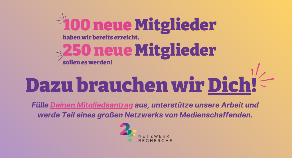 Anzeige: fast 100 neue Mitglieder haben wir bereits erreicht - 250 sollen es werden. Sei auch Du dabei und fülle direkt Deinen Mitlgliedsantrag aus!